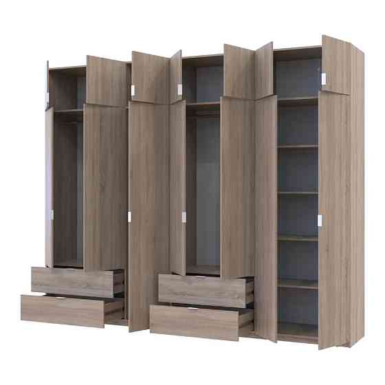 Шкаф для одежды Doros Лукас Дуб сонома 3+4 ДСП 295х50х240 DRS-011707 (42005123) Львов