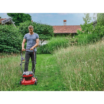 Газонокосилка Einhell GE-CM 36/48 Li M - Solo, 36В, PXC, 48 см, мульчирование (без АКБ и ЗУ) (3413054) Винница - изображение 8