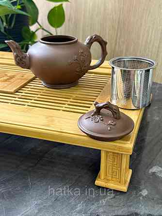 Чайник заварювальний ісинська глина 700 мл "Мальва" світлий Т2570 Київ