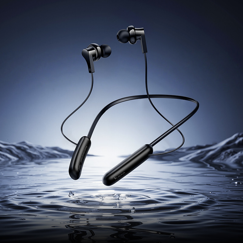 Беспроводные спортивные наушники HOCO ES75 Niya neck-hanging BT headset Black Одесса - изображение 5