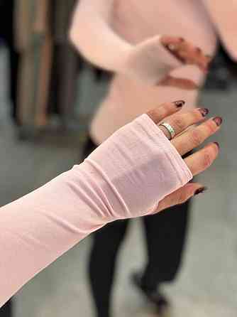 Женский базовый трикотажный лонгслив из вискозы Розовый, 42/44 Одесса