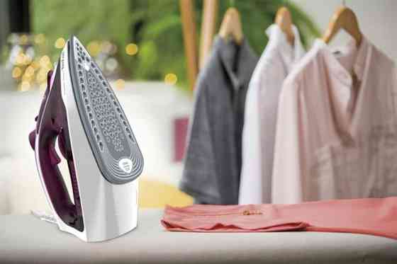 Праска Tefal Express Steam FV2835E0 фіолетовий з білим Харків