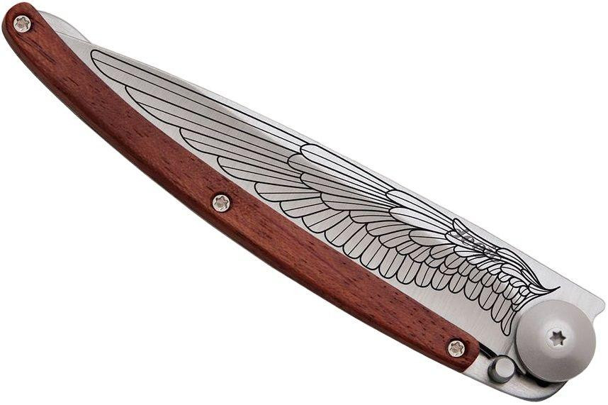 Універсальний Складаний Ніж з лазерним гравіюванням крила Deejo "37 грам" (1CB000016) Нержавіюча сталь Нововолинськ - фото 6