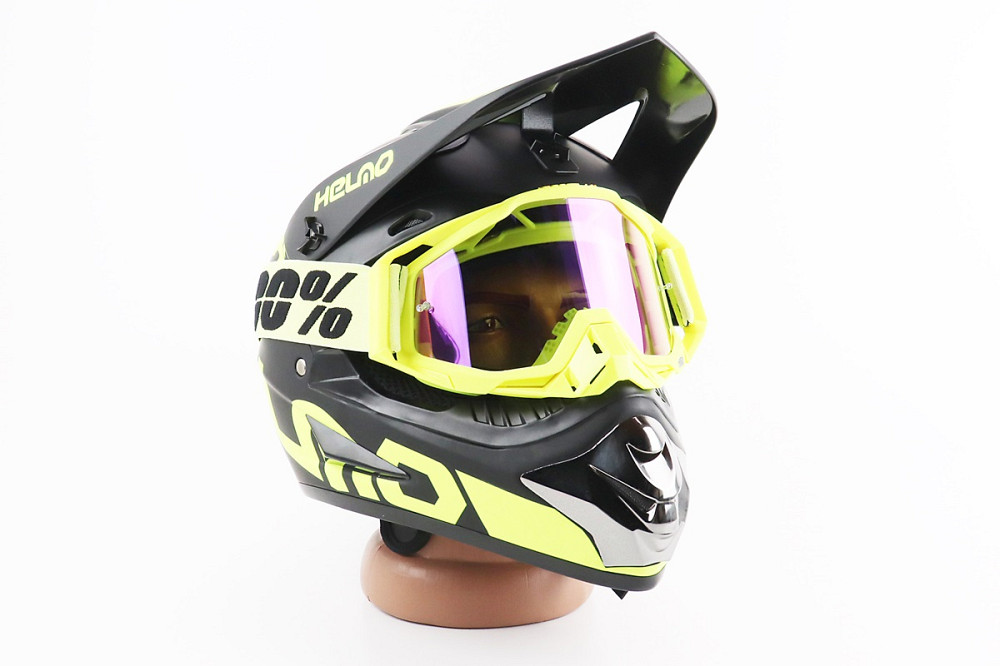 Окуляри кросові/ендуро/АТV, жовті (дзеркальне скло) Киев - изображение 3