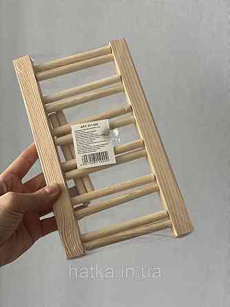 Підставка для тарілок дерев'яна 23*12,5 см 6 секцій 811-20 Київ