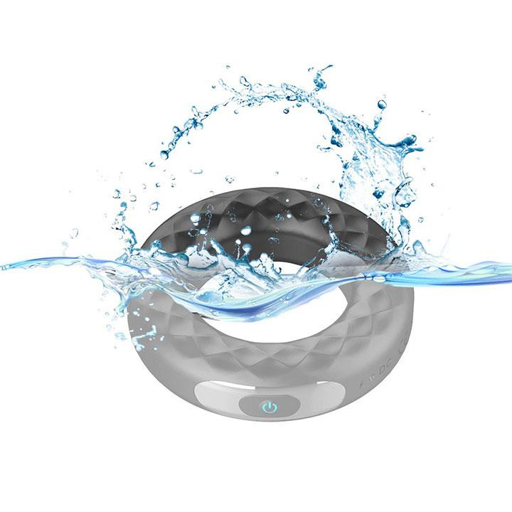 Кільце на пеніс вібруюче силіконове (10 режимів) - Чорний - 7,3*1,9 см Вінниця - фото 4