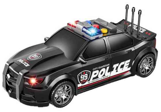 Игрушка CARS S Полицейская машина черная 1:16 (CJ-2924205) (7120439) Киев