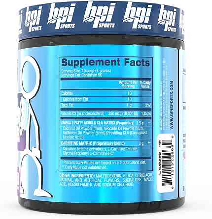 Жироспалювач Bpi Sports CLA + Carnitine 700 г, Snow Cone Луцьк
