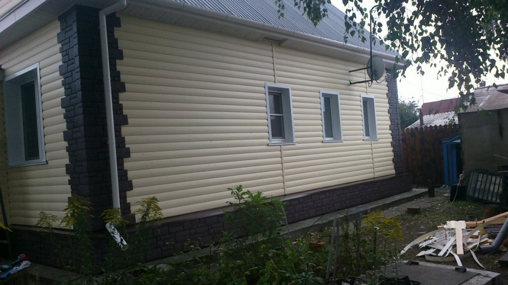 Сайдинг Блок-Хаус Кремовый 3400х230мм Днепр - изображение 5