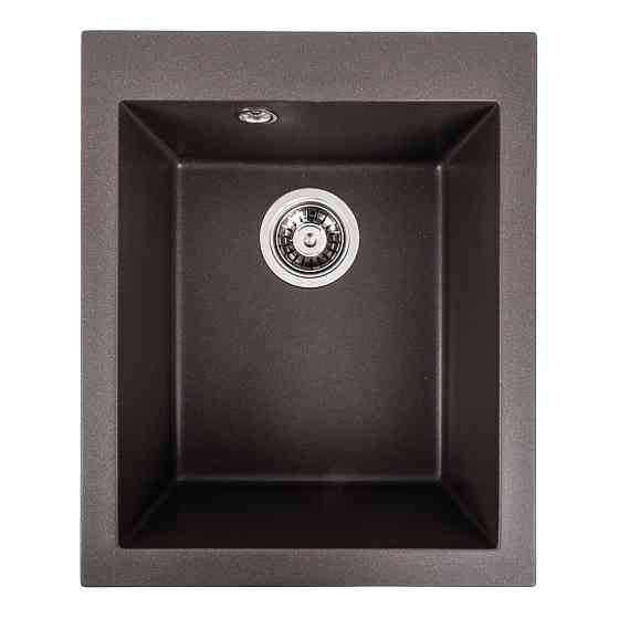 Гранітна мийка для кухні VALESO 4150 SOKIL матова Темна скеля Коломыя