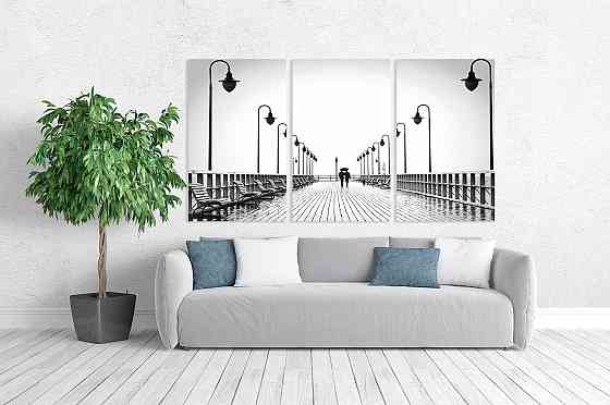Модульная картина в гостиную / спальню  Пірс  ART-255_3A Киев