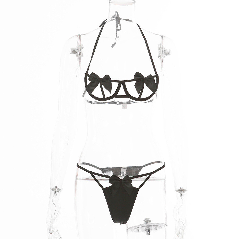 Еротичний комплект білизни жіночої S чорний Київ - фото 3