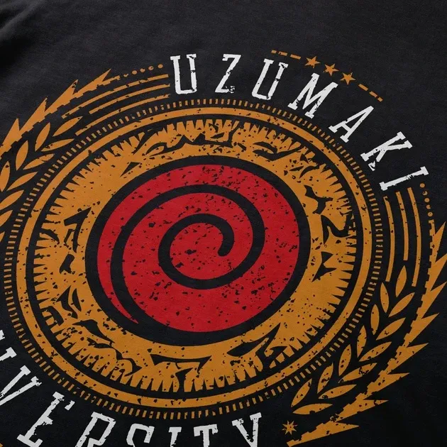 Футболка мужская с принтом Наруто Uzumaki University Размер 48 Anime0801 Днепр - изображение 4