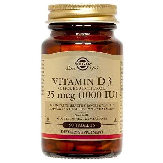 Витамин D3 Solgar Vitamin D3 1000 IU 90 tabl Луцк - изображение 1
