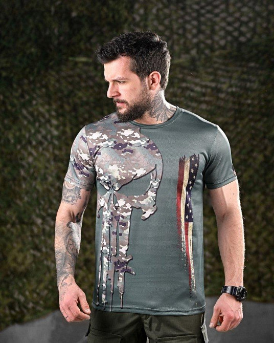 Тактична футболка Putisher USA ВТ6621 Одеса - фото 1