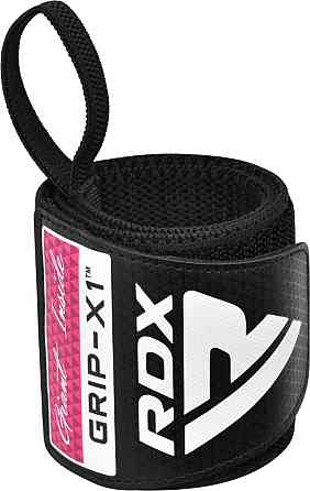 Бинти для зап'ястя (кистьові бинти) RDX GYM WRIST WRAP R11 BLACK/PINK Кам'янське