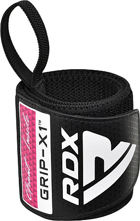 Бинти для зап'ясть (кистьові бинти) RDX GYM WRIST WRAP R11 BLACK/PINK Каменское - изображение 4
