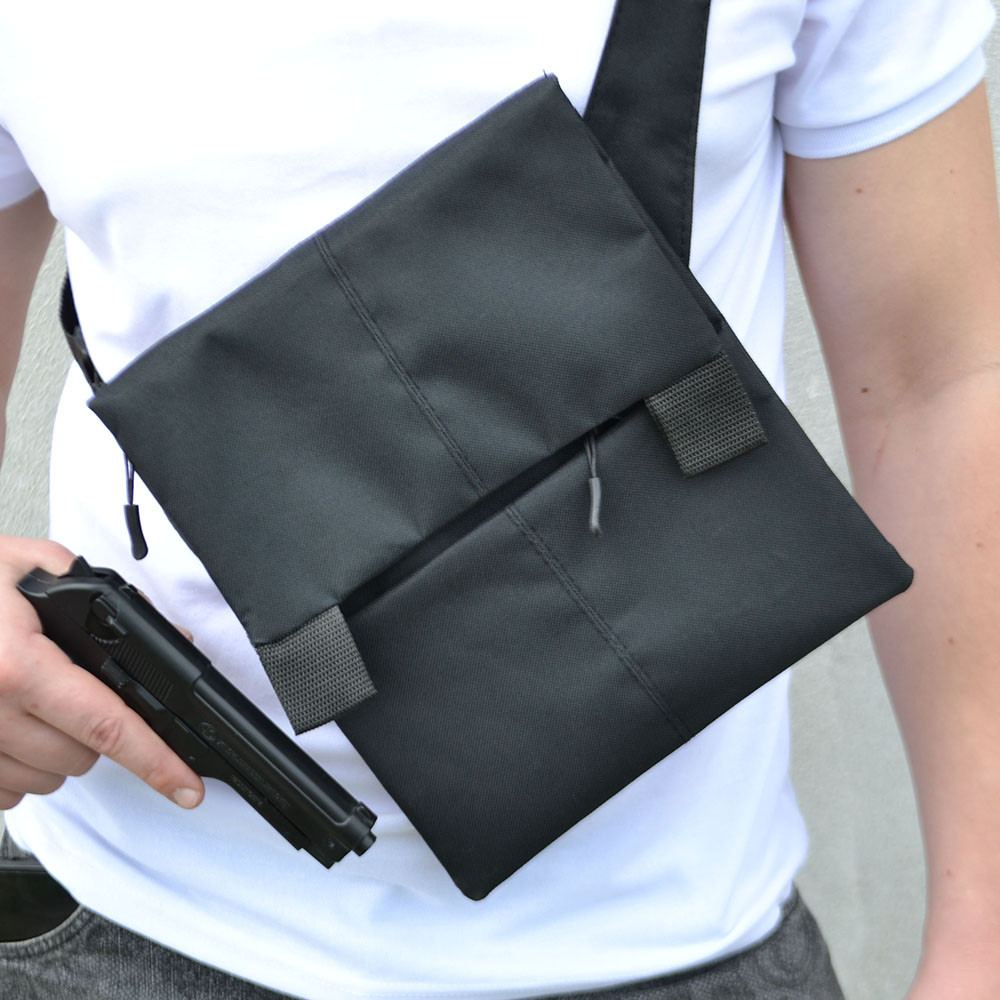 Набор: Сумка с кобурой + фонарь тактический POLICE BL-X71-P50 EH-87 Львов - изображение 8