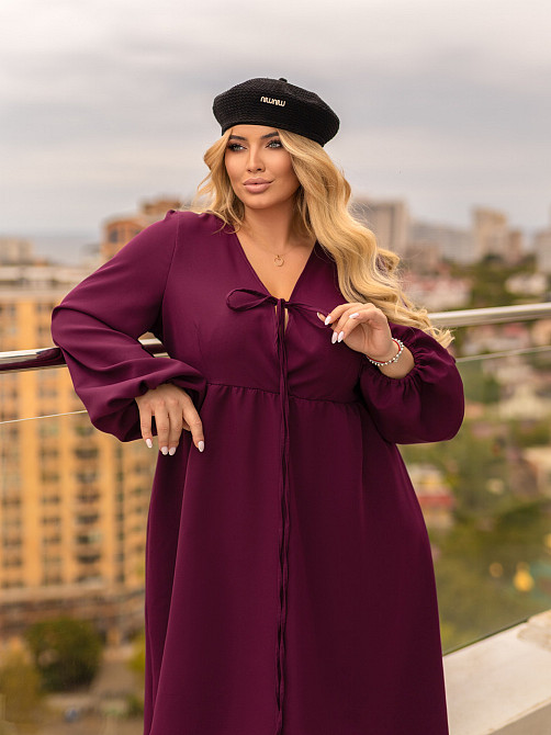 Молодіжна сукня вільного крою "Boho" | Норма і батал Марсала, 50-52 Київ - фото 4