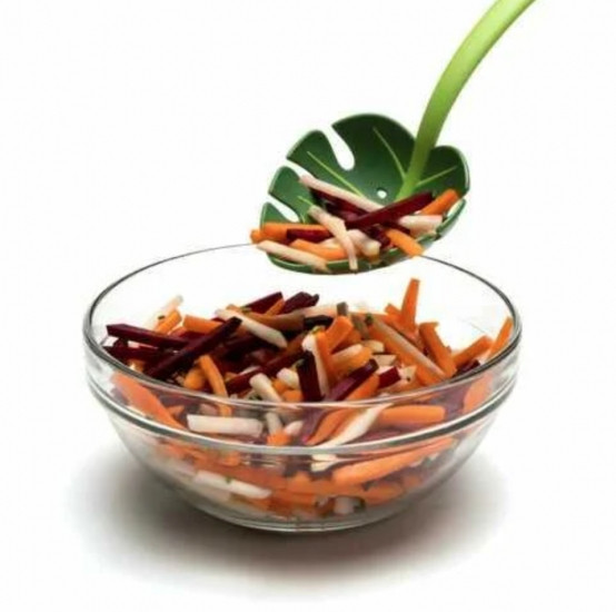 Ложка шумовка Листок Jungle Spoon для спагетти и салатов Винница - изображение 5