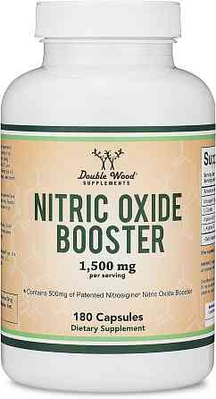 Підтримка рівня оксиду озоту Double Wood Supplements Nitric Oxide Booster 1500 mg 180 caps Луцьк