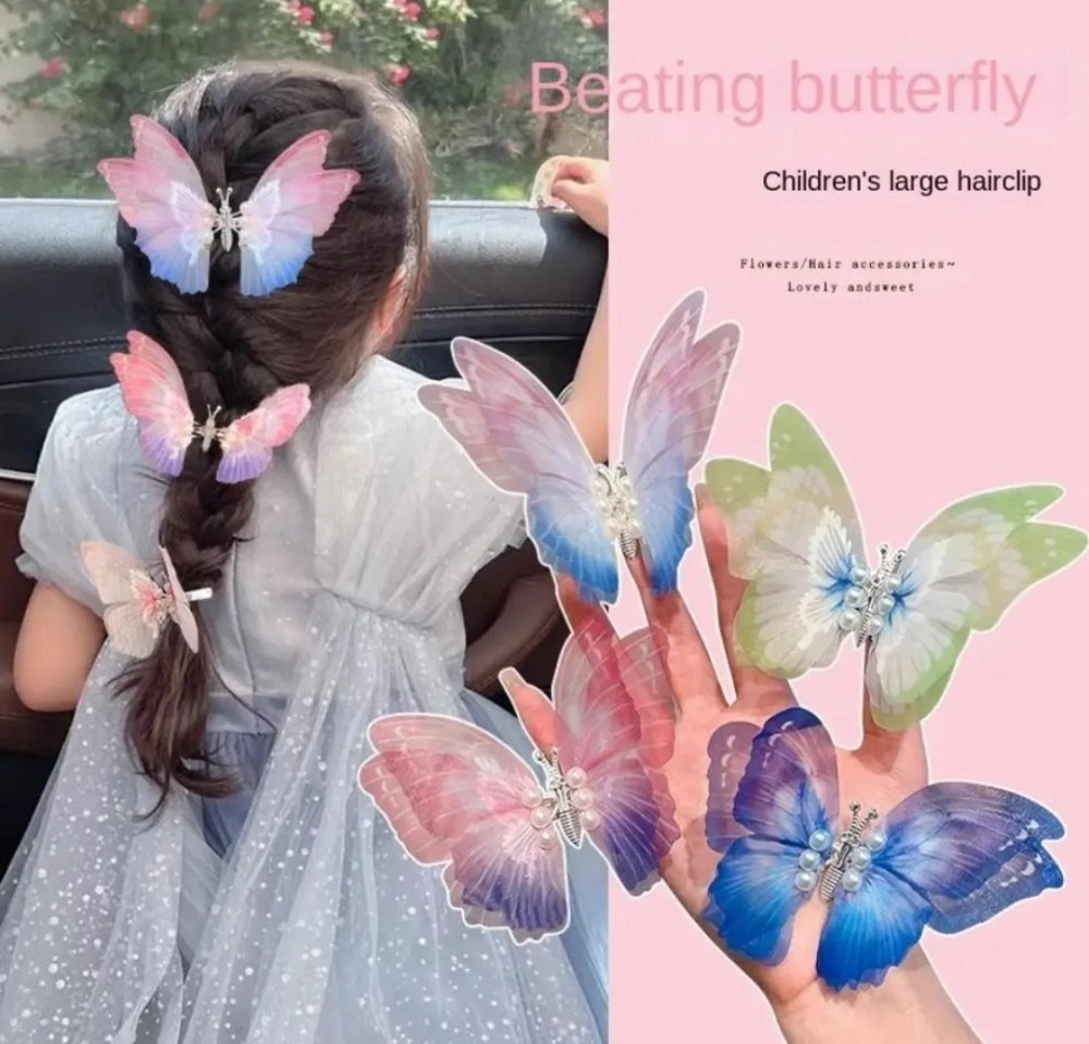 Заколка метелик з рухливими крильцями Смела - изображение 4