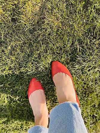 Valiente Балетки жіночі VALIENTE Шери червоні (весна-осінь, шкіра натуральна) (3453) лише 35р. Коломыя