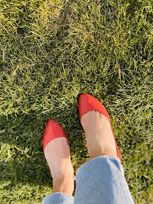 Valiente Балетки жіночі VALIENTE Шери червоні (весна-осінь, шкіра натуральна) (3453) лише 35р. Коломыя - изображение 5