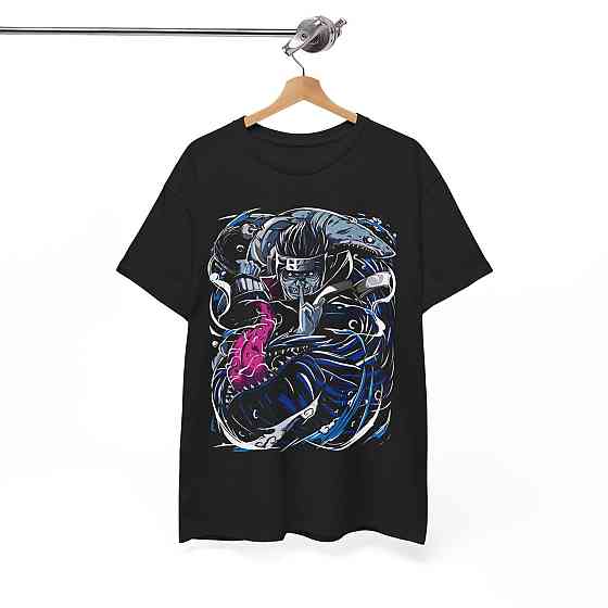 Футболка аниме Наруто оверсайз (S/M/L) Черний AnimeJ0261 Днепр