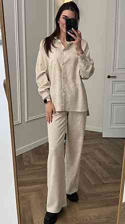 Костюм жіночий літній льон Пісок 42/44 Харків