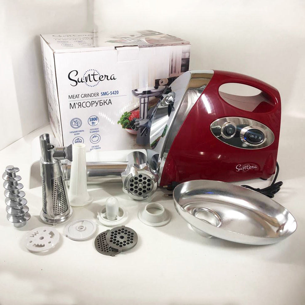 М'ясорубка 3 в 1, Електром'ясорубка помічниця Електрична м'з додатковими насадками PL-59 Львів - фото 2