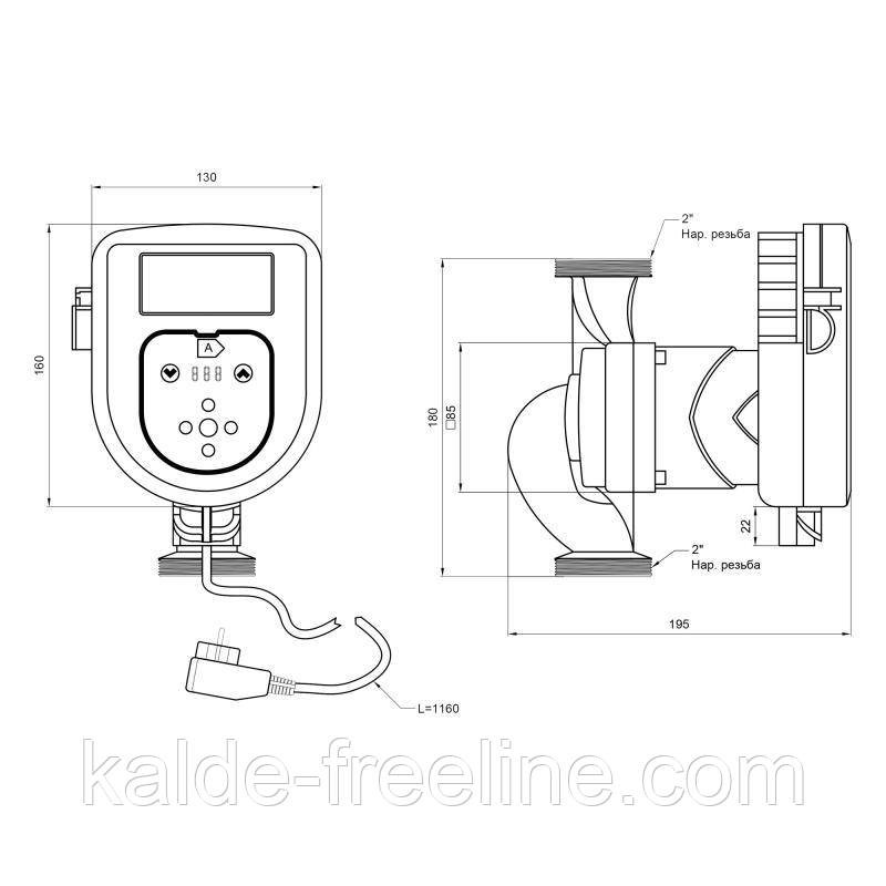 Насос циркуляційний Thermo Alliance LPSA 32/80/180 Харків - фото 2