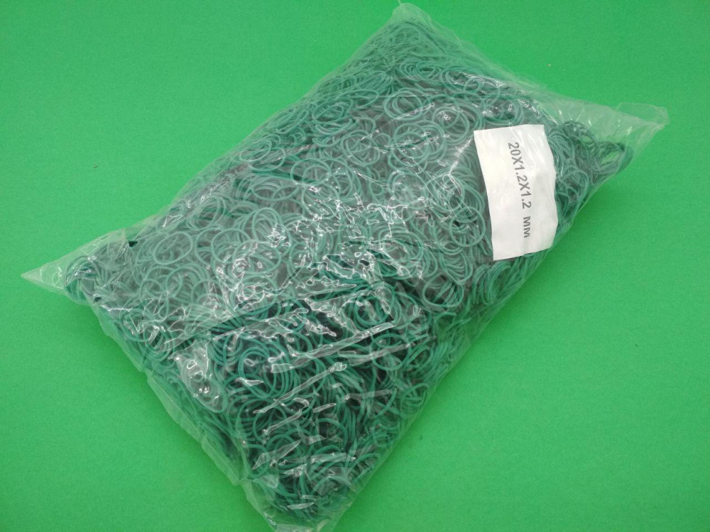 Резинки для денег канцелярские банкирские 1 кг Plast №20 зеленые 1.2 мм эластичные для купюр (1 пачка) Харьков - изображение 7