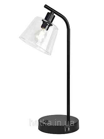Настільна лампа декоративна VALESO LT91089E BK чорна Київ