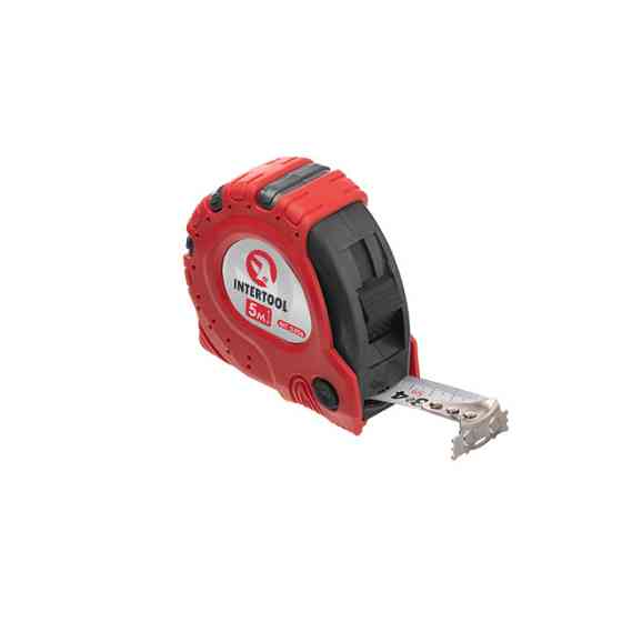 Рулетка с металлическим полотном, с фиксатором, 5 м, 25 мм, 