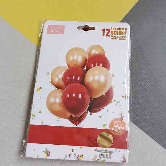 Набір кульок 12шт для свята для фотозони 011003 Київ