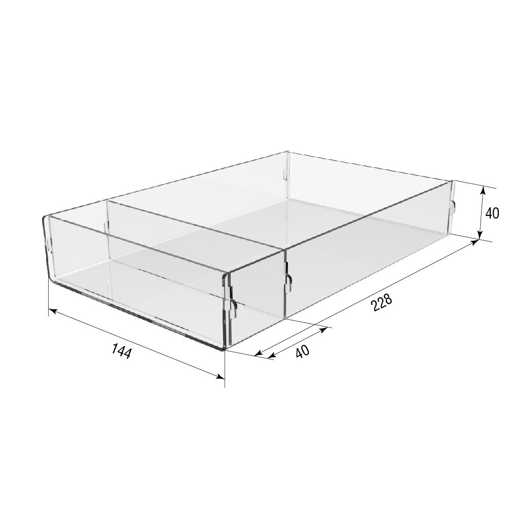 Коробка акриловая EKOSTAR 228х144х40 Киев - изображение 3