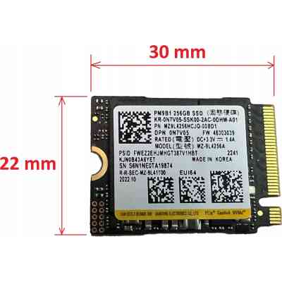 Накопичувач SSD M.2 2230 256GB Samsung (MZ9L4256HCJQ-00BD1) Вінниця