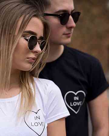 Парні футболки для хлопця та дівчини — IN LOVE Чернівці