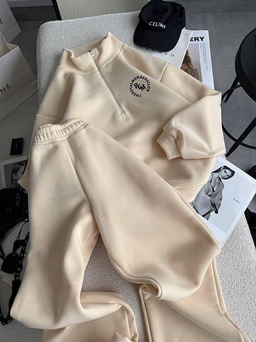 Женский утепленный костюм двойка: кофта и штаны трехнитка на флисе Одесса - изображение 2