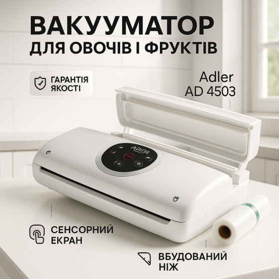 Бытовой пищевой вакууматор, Профессиональные вакуумные упаковщики для кухни, Вакуматор для овощей TP-26 Львов