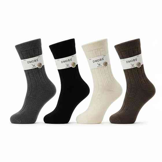 Женские теплые носочки из шерски Альпаки DMDBS. Набор из 5 шт. Размер 36-41 Киев