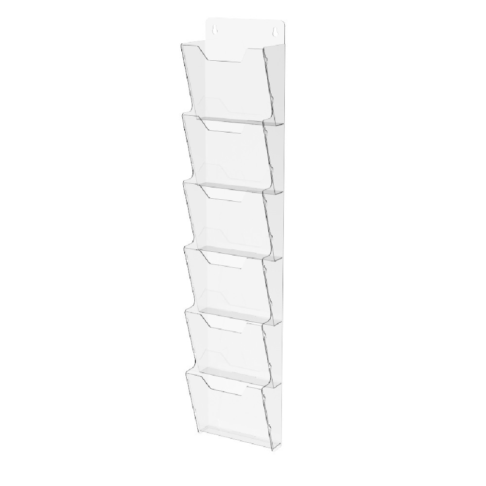 Кишеня буклетниця EKOSTAR А5 6 ярусний вертикальний Київ - фото 1