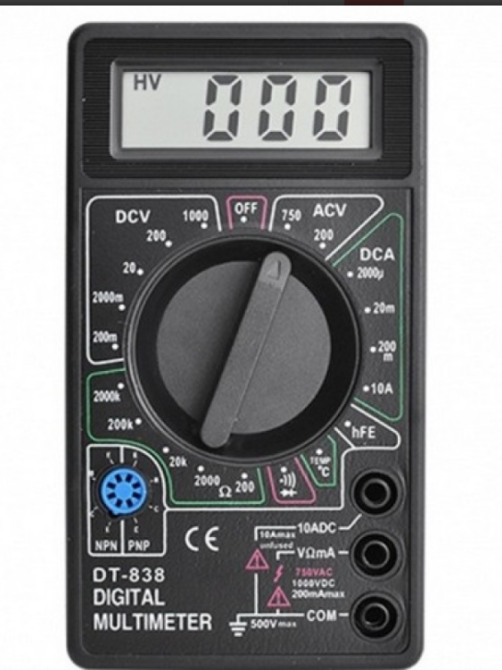 Мультиметр Digital DT-838 для вимірювання опору 1019 Одеса - фото 3