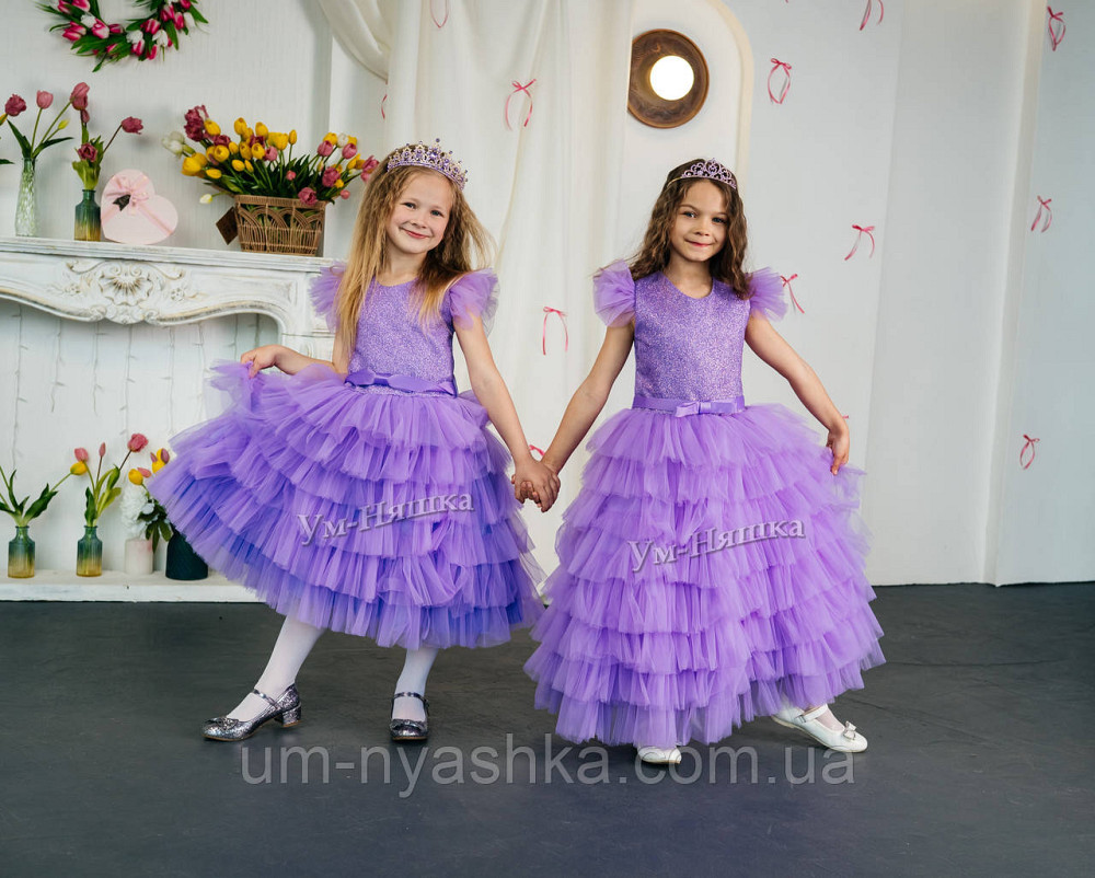 Лавандовое платье пышное Кривой Рог - изображение 1