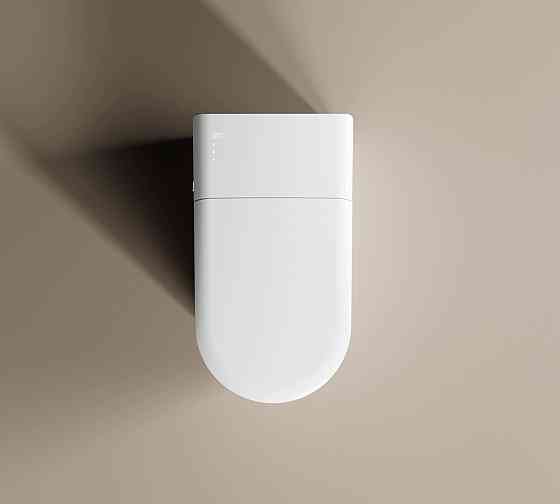 Розумний смарт унітаз GYE G6 з автоматичним відкриттям, підігрівом сидіння, нічним підсвічуванням та УФ-стерилізацією (568343106) Київ