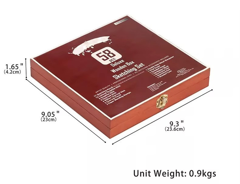 Набір для малювання та живопису, 58 предметів, аксесуари для малювання та ескізів, професійний художній набір Кам'янець-Подільський - фото 7
