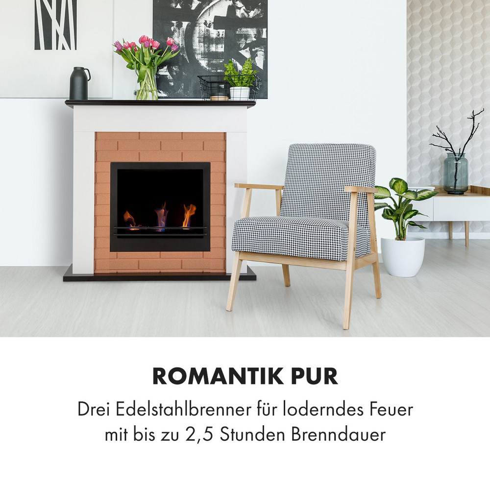 Камін на етанолі Phantasma Brickline 3,4 кВт з імітацією цегли з МДФ (Німеччина, читати опис) Рівне - фото 7