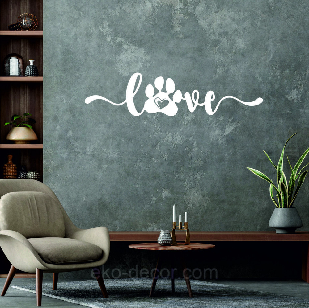 Декоративне настінне 3D Панно «LOVE » Декор на стіну з об'ємом Київ - фото 7