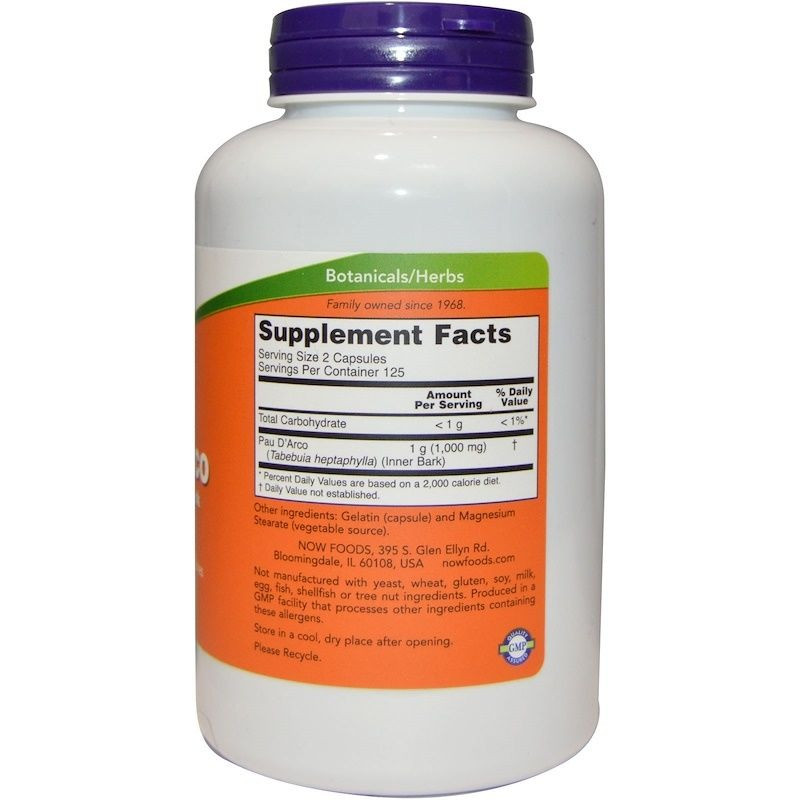 Пау Дарко (Pau D' Arco) 500 мг 250 капсул Київ - фото 2